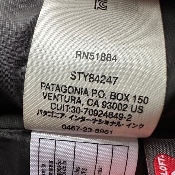 Patagonia 84247 Nano Puff Full Zip Quilted Primaloft Black Puffer Vest women S - Picture 8 of 9